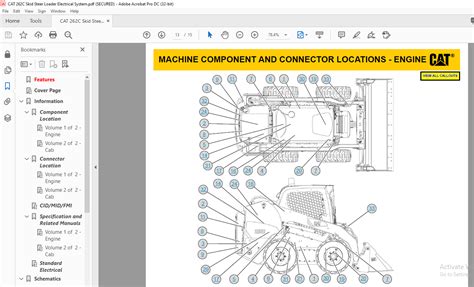 caterpillar service manual free download skid steer|cat skid steer control diagram.